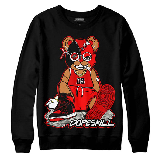 Jordan 1 Retro High OG "Satin Bred" DopeSkill Sweatshirt Greatest Graphic Streetwear - Black