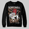 Jordan 9 'Olive' DopeSkill Sweatshirt Stay It Busy Graphic Streetwear - black