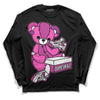 Jordan 4 GS “Hyper Violet” DopeSkill Long Sleeve T-Shirt Sneakerhead BEAR Graphic Streetwear - Black