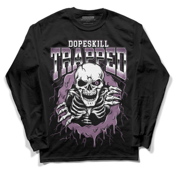 Jordan 2 “Mauve/Off-Noir” DopeSkill Long Sleeve T-Shirt Trapped Halloween Graphic Streetwear - Black 