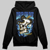 Royal Blue Sneakers DopeSkill Hoodie Drip or Die Graphic Streetwear - Black