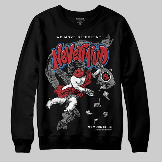 Jordan 8 Retro Bugs Bunny (2025) DopeSkill Sweatshirt Nevermind Graphic Streetwear - black