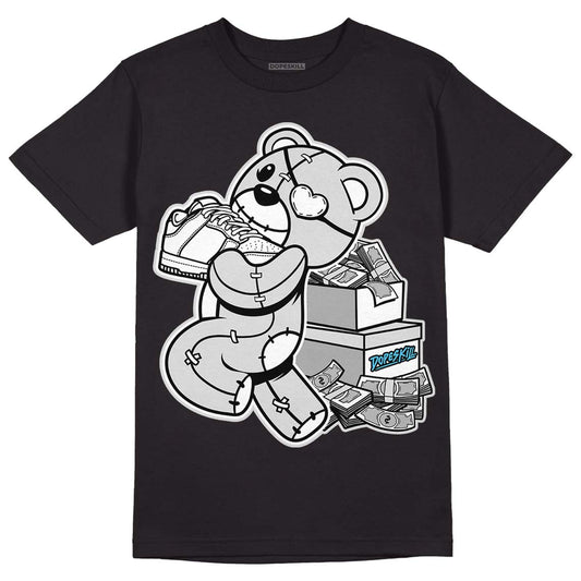 Dunk Low ‘Pure Platinum’ DopeSkill T-Shirt Bear Steals Sneaker Graphic Streetwear - Black