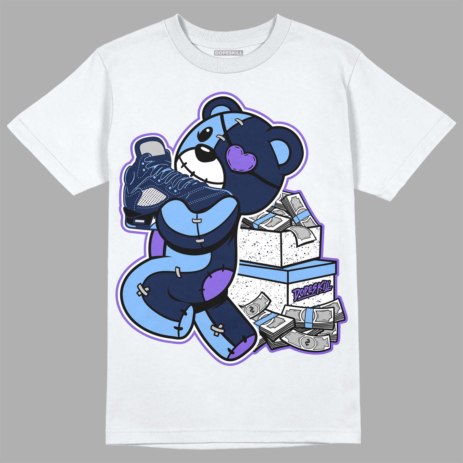 Jordan 5 SE “Georgetown” DopeSkill T-Shirt Bear Steals Sneaker Graphic Streetwear