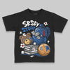 Jordan 3 "True Blue" DopeSkill Toddler Kids T-shirt SRSLY Study Graphic Streetwear - Black