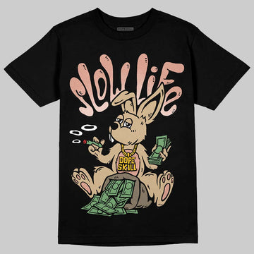 TAN Sneakers DopeSkill T-Shirt Slow Life Graphic Streetwear - Black