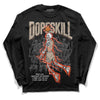 Jordan 1 High OG “Latte” DopeSkill Long Sleeve T-Shirt Thunder Dunk Graphic Streetwear - Black