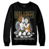 Jordan 5 "Olive" DopeSkill Sweatshirt Real Lover Graphic Streetwear - Black