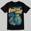 Royal Blue Sneakers DopeSkill T-Shirt Fight For Right Graphic Streetwear - Black