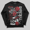 Jordan 1 High OG “Ruby” DopeSkill Long Sleeve T-Shirt Side Hustle Graphic Streetwear - Black
