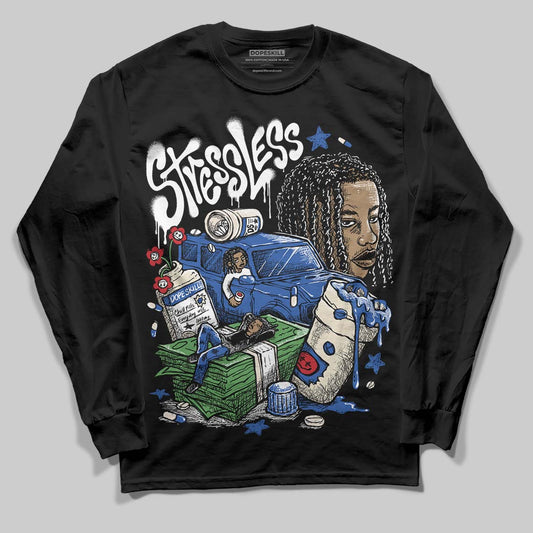Jordan 1 Low Travis Scott x Fragment DopeSkill Long Sleeve T-Shirt Stressless Graphic Streetwear - Black