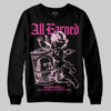 Pink Sneakers DopeSkill Sweatshirt All Earned Graphic Streetwear - Black