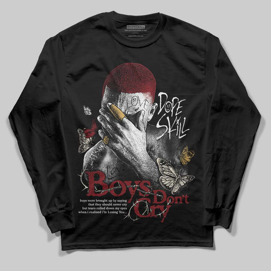 Dunk Low SE Sisterhood Sail Team Red W DopeSkill Long Sleeve T-Shirt Boys Don't Cry Graphic Streetwear - Black