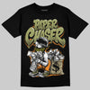 Olive Sneakers DopeSkill T-Shirt Paper Chaser Boy Graphic Streetwear - Black