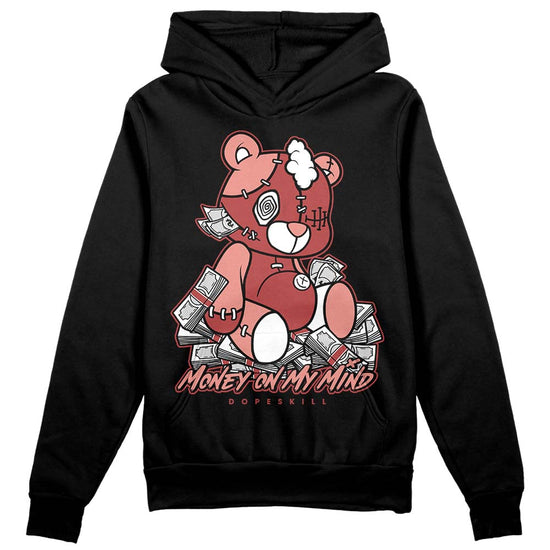 Jordan 13 “Dune Red” DopeSkill Hoodie Sweatshirt MOMM Bear Graphic Streetwear - Black