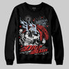Jordan 6 “Reverse Infrared” DopeSkill Sweatshirt Drip Season Graphic Streetwear - Black
