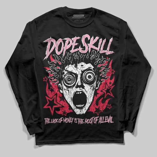 Dunk Low Valentine's Day (2026) DopeSkill Long Sleeve T-Shirt Root of Evil Graphic Streetwear - Black