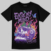 PURPLE Sneakers DopeSkill T-Shirt Ease My Mind Graphic Streetwear - black