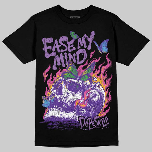 PURPLE Sneakers DopeSkill T-Shirt Ease My Mind Graphic Streetwear - black