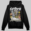 Jordan 5 Retro Reverse Metallic DopeSkill Hoodie Sweatshirt Get Rich Graphic Streetwear - Black