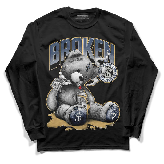 A Ma Maniere x Jordan 5 Dawn “Photon Dust” DopeSkill Long Sleeve T-Shirt Sick Bear Graphic Streetwear - Black