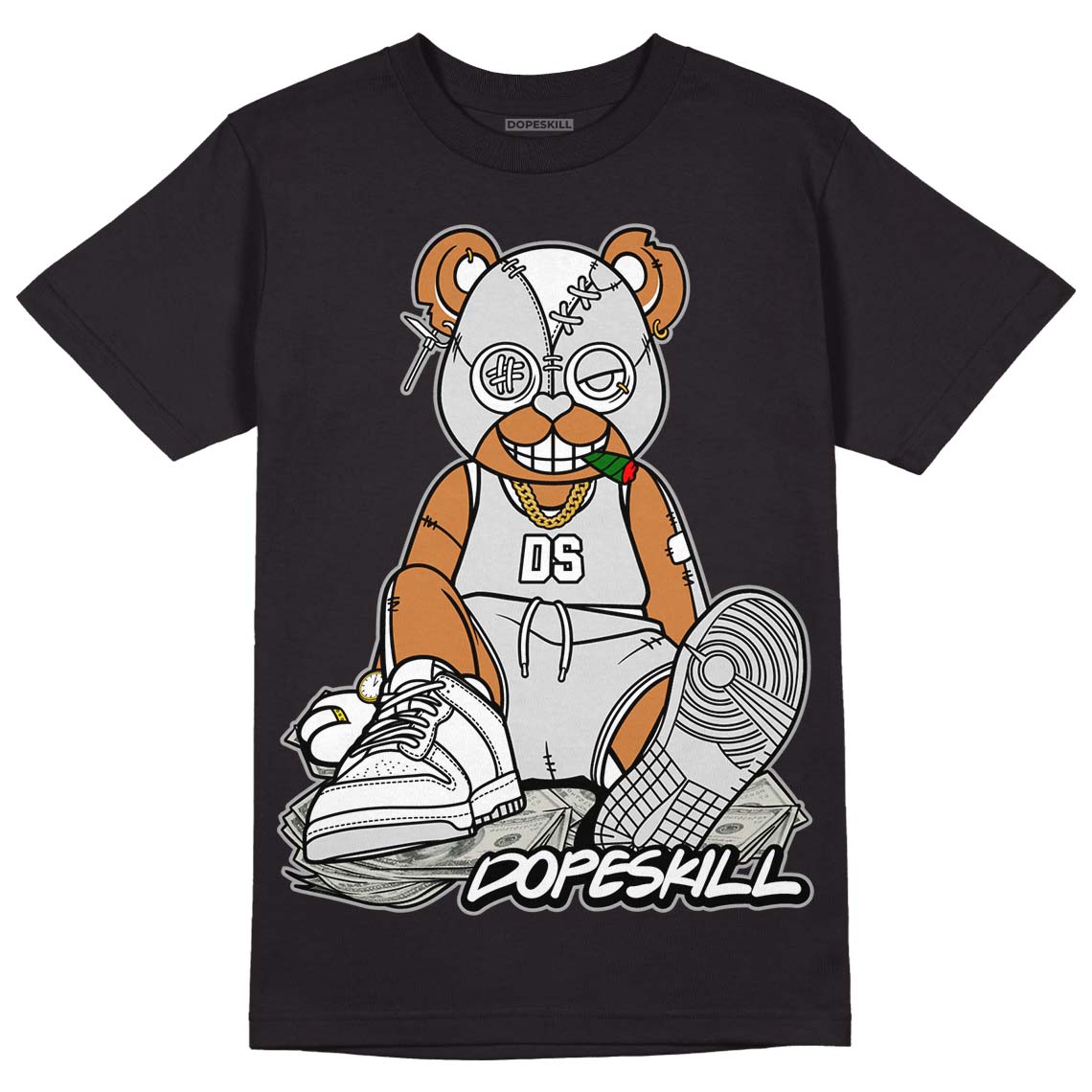 Dunk Low ‘Pure Platinum’ DopeSkill T-Shirt Greatest Graphic Streetwear - Black