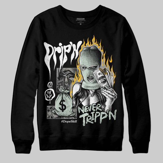 Jordan 1 Retro Low OG Year of the Snake (2025) DopeSkill Sweatshirt Drip'n Never Tripp'n Graphic Streetwear - black