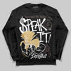 Adidas Samba OG C ‘Black Gum’ DopeSkill Long Sleeve T-Shirt Speak It Graphic Streetwear - Black