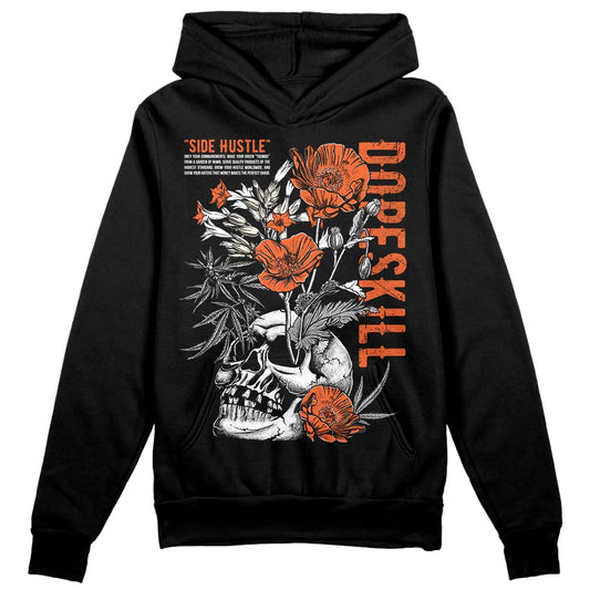 Jordan 3 Georgia Peach DopeSkill Hoodie Sweatshirt Side Hustle Graphic Streetwear - Black