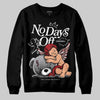 Jordan 4 OG “White Cement” DopeSkill Sweatshirt New No Days Off Graphic Streetwear - Black