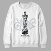 Jordan 1 Retro Low OG Black Cement DopeSkill Sweatshirt King Chess Graphic Streetwear - White 