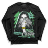 Jordan 1 High OG Green Glow DopeSkill Long Sleeve T-Shirt NPC Graphic Streetwear - Black