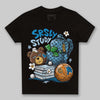 Jordan 4 Denim “Worn Blue” DopeSkill Toddler Kids T-shirt SRSLY Study Graphic Streetwear - black