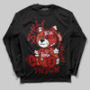 Nigel Sylvester x Air Jordan 4 ‘Brick by Brick’ DopeSkill Long Sleeve T-Shirt Smile Through The Pain Graphic Streetwear - Black