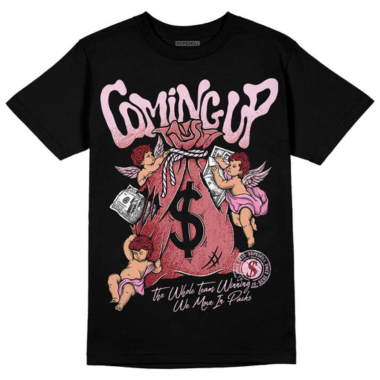 Valentine's Day Collection DopeSkill T-Shirt Money Bag Coming Up Graphic Streetwear - Black