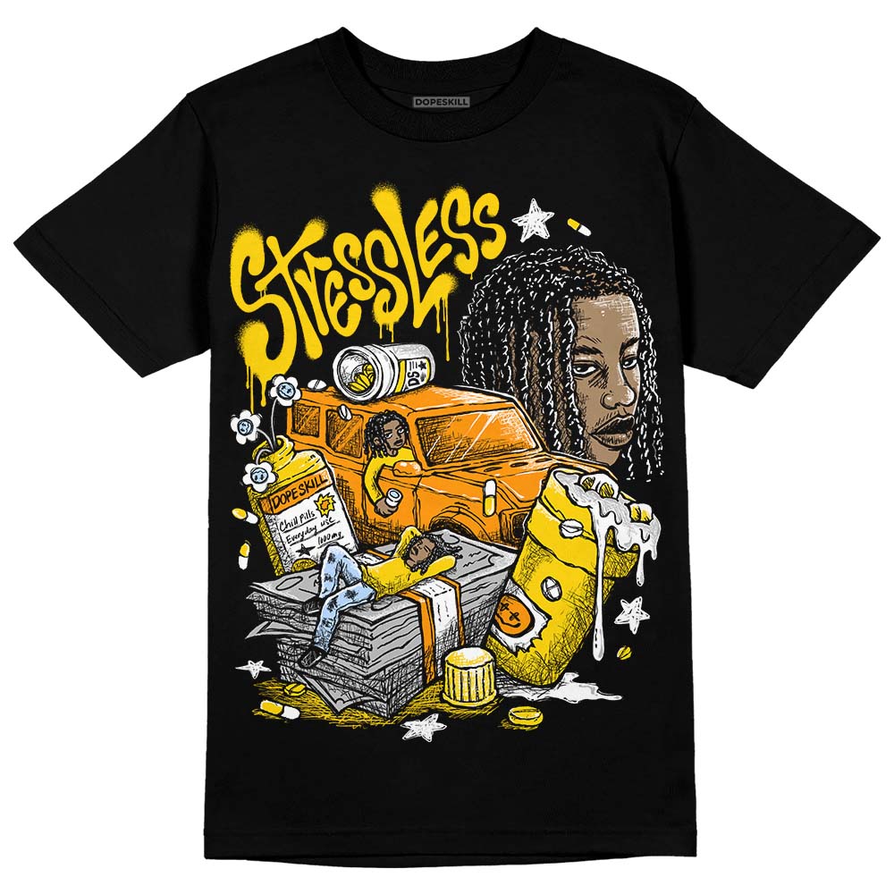 Jordan 6 “Yellow Ochre” DopeSkill T-Shirt Stressless Graphic Streetwear - Black