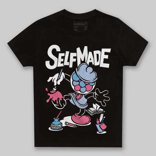 Jordan 3 GS “Cobalt Bliss” DopeSkill Toddler Kids T-shirt Self Made Graphic Streetwear - Black