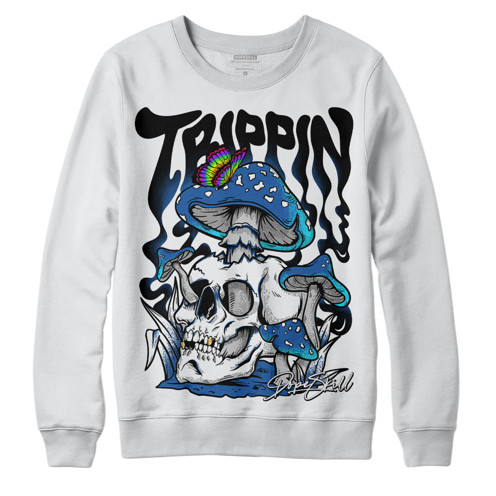 Jordan 11 Low “Space Jam” DopeSkill Sweatshirt Trippin Graphic Streetwear - White