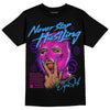 Dunk Low GS “Active Fuchsia” DopeSkill T-Shirt Never Stop Hustling Graphic Streetwear - Black