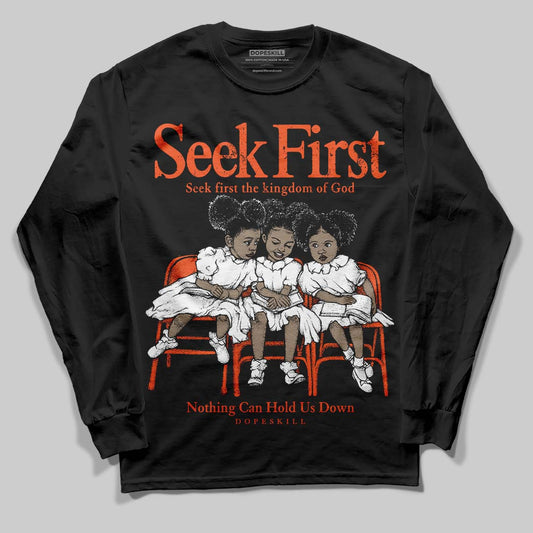 MSCHF Super Normal 2 Orange Milk DopeSkill Long Sleeve T-Shirt New Seek First Graphic Streetwear - Black