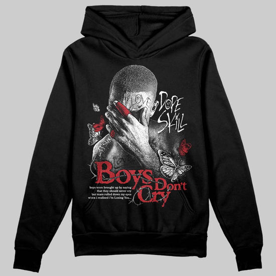 Jordan 14 Retro ‘Black Toe’ DopeSkill Hoodie Sweatshirt Boys Don't Cry Graphic Streetwear - Black