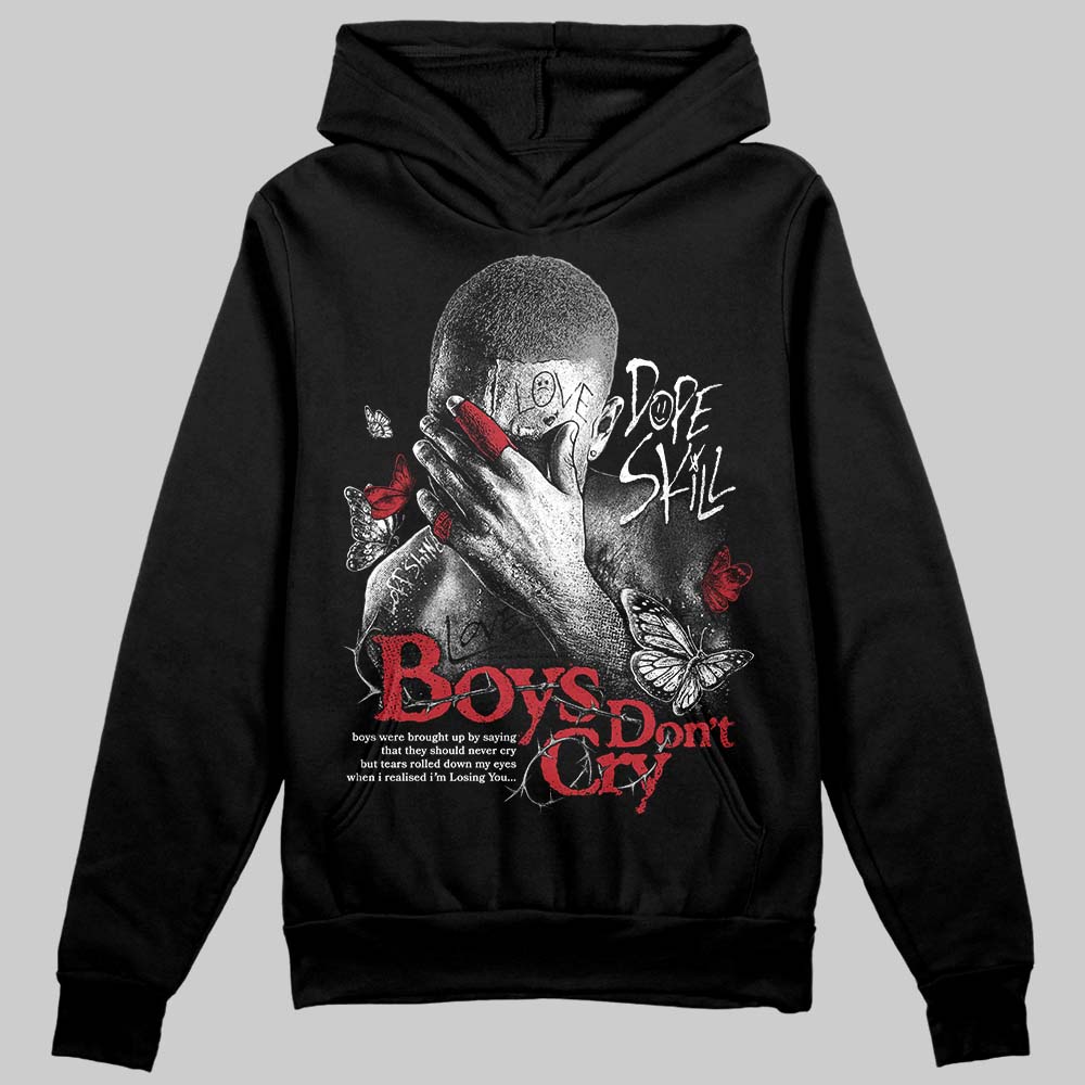 Jordan 14 Retro ‘Black Toe’ DopeSkill Hoodie Sweatshirt Boys Don't Cry Graphic Streetwear - Black