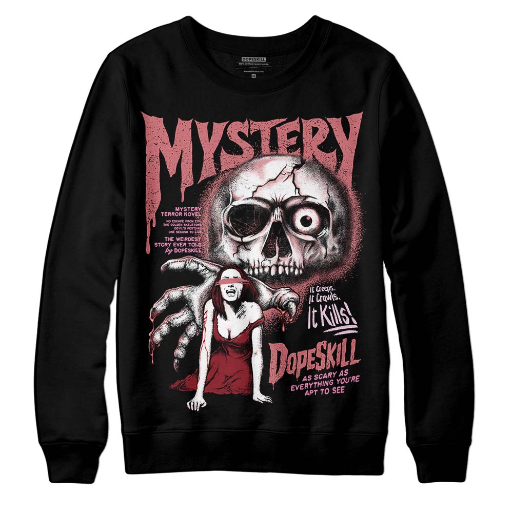 Valentine's Day Collection DopeSkill Sweatshirt Mystery Ghostly Grasp Graphic Streetwear - Black