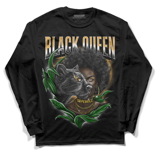 Jordan 11 "Gratitude" DopeSkill Long Sleeve T-Shirt New Black Queen Graphic Streetwear - Black