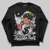 Jordan 4 OG “White Cement” DopeSkill Long Sleeve T-Shirt Heaven Sent Graphic Streetwear - Black