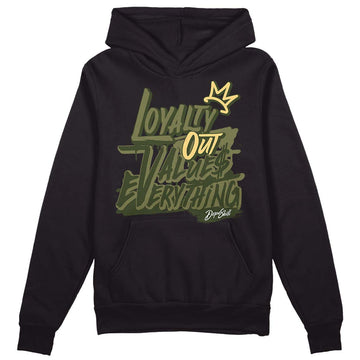 Jordan 4 Retro SE Craft Medium Olive DopeSkill Hoodie Sweatshirt LOVE Graphic Streetwear - Black