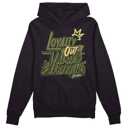 Jordan 4 Retro SE Craft Medium Olive DopeSkill Hoodie Sweatshirt LOVE Graphic Streetwear - Black