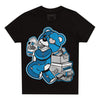 Jordan 4 Retro Military Blue DopeSkill Toddler Kids T-shirt Bear Steals Sneaker Graphic Streetwear - Black
