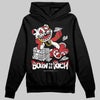 Jordan 4 “Flight Club” DopeSkill Hoodie Sweatshirt Born To Be Rich Graphic Streetwear - Black