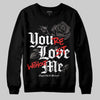 Jordan 4 Retro Cave Stone DopeSkill Sweatshirt You’re Lost Without Me Graphic Streetwear - Black